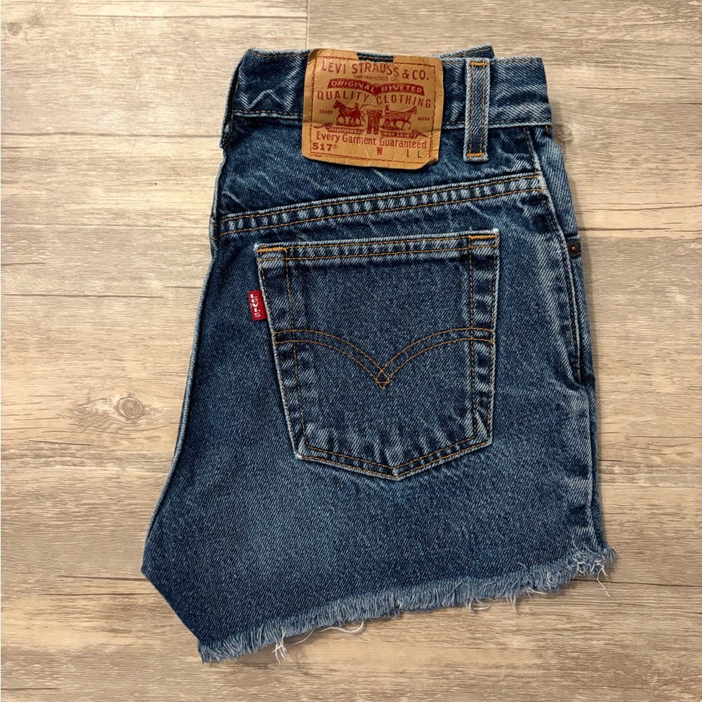 Levi's Dark Blue Denim Shorts